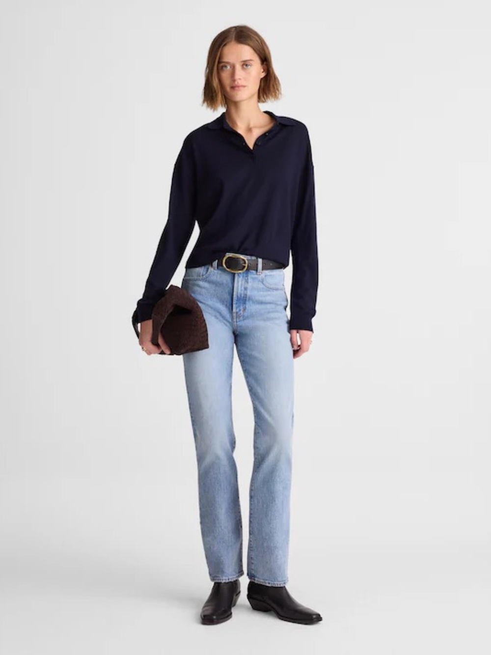 Madewell Light Blue Straight-Leg Jeans